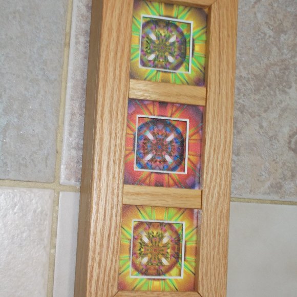 Geometerical Design art by Richard E.von Ende Artist, framed - Picture 2 of 6